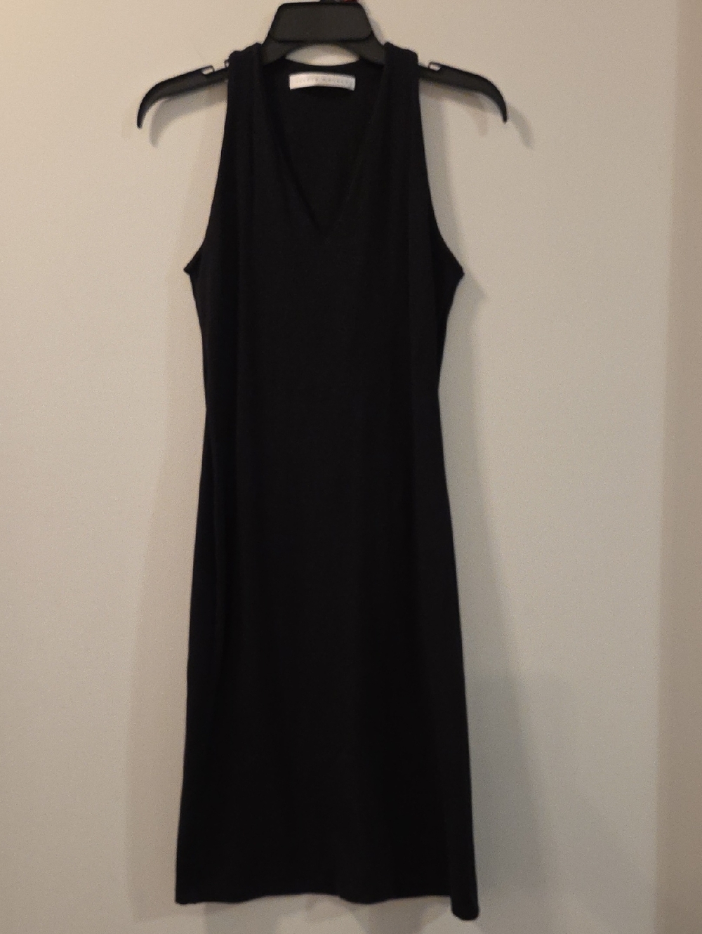 Susana Monaco Sleeveless Black V-Neck Women's Dress